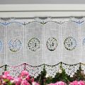 12 inc height médaillon valance curtain