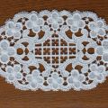 Small oval clara doily