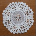 Round emilie doily