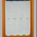 36 inc height heart curtain