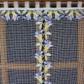 Top gentian curtain