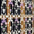 Pink purpule macrame curtain zoom