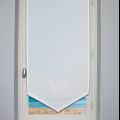 Pointed dolphin window curtain