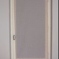 Cream gingham curtain