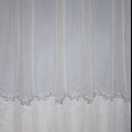 Lace panel jade curtain