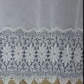 Bottom macrame lace sheer curtain