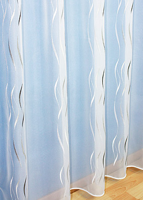 By the yard grey Amélie sheer curtain