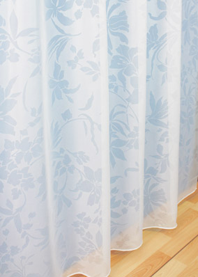 Elsa light sheer curtain by the yard