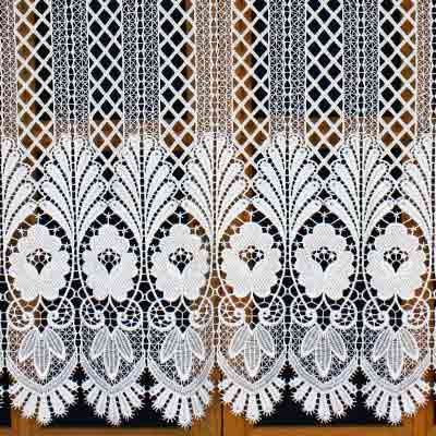 Elisa macrame cafe curtain