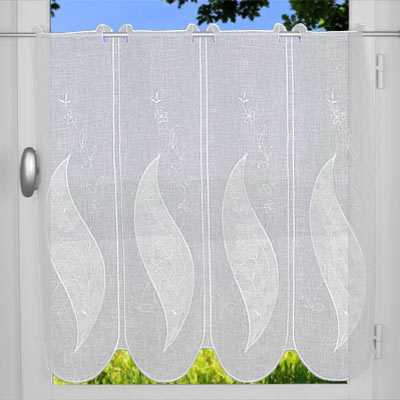 Manon embroidered window curtain