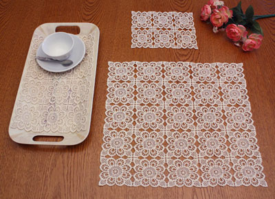 Catherine square and rectangular doily