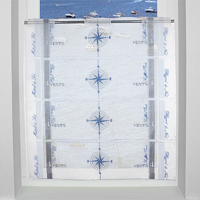 Yardage seaside themed curtain