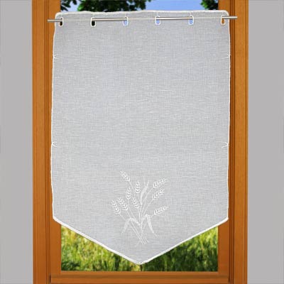 Pur linen pointed curtain Blé