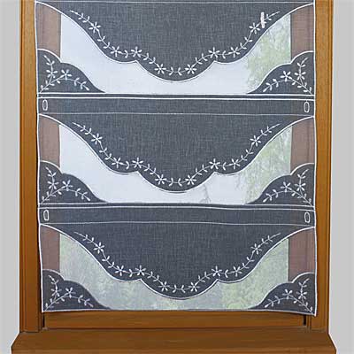 Helyne grey yardage curtain