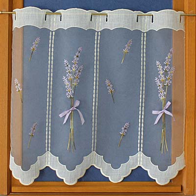 Lavender yardage cafe curtain