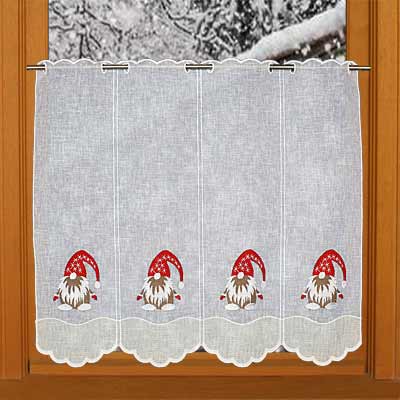 Gnomes cafe curtain