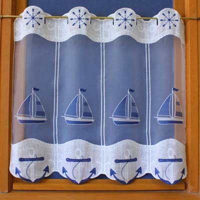 Sea lace curtain