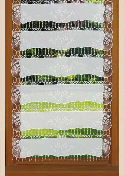 Original macrame lace curtain