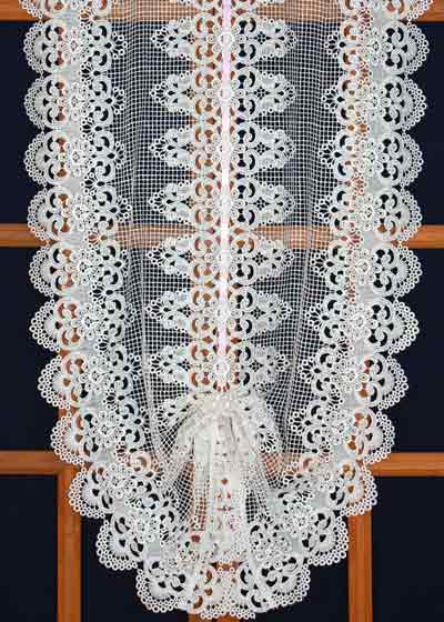 European lace curtains