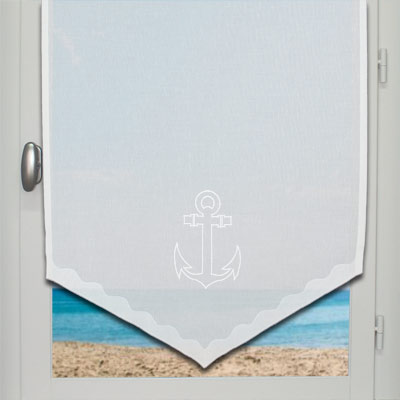 Pointed Anchor window curtain