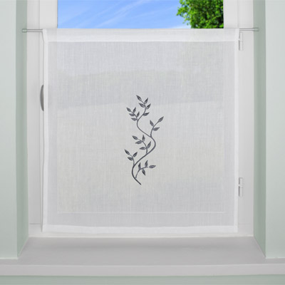 Leaves trendy custom made window sheer