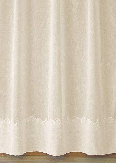 Ecru Cornely sheer curtain