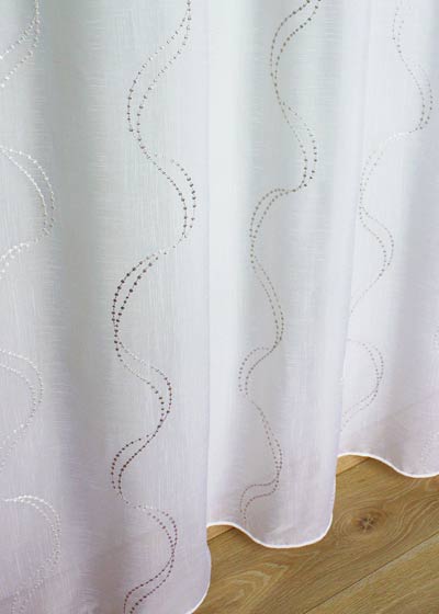 Trendy custom made sheer curtain