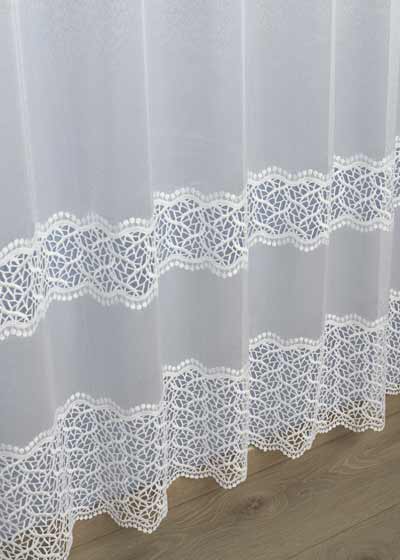 Nina macrame sheer curtain