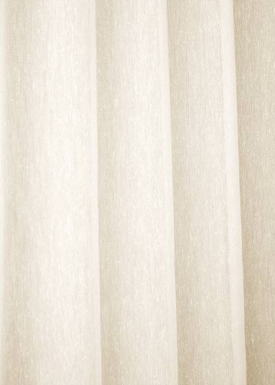 Yardage écru plain sheer curtain